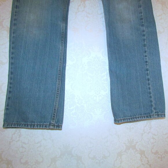 MEN'S LEVI'S DENIZEN 281 JEANS, 34 x 34 BLUE STRAIGHT LEG - Picture 9 of 10